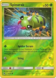 Spinarak Reverse Holo 9