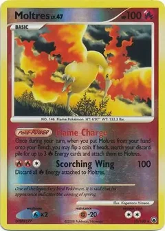 Moltres Reverse Holo 10