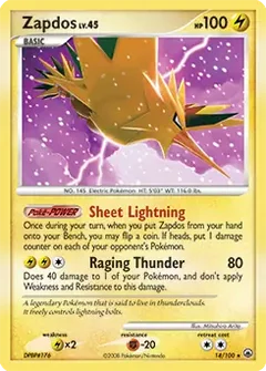 Zapdos Holo 14