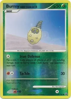 Burmy Sandy Cloak Reverse Holo 54