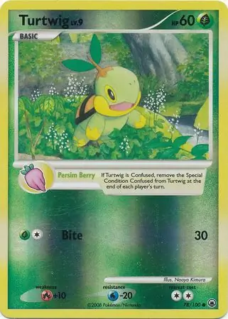 PokeDATA - Check current Pokemon card values for Turtwig Reverse Holo 78! PokeDATA - Check current Pokemon card values for Turtwig Reverse Holo 78!