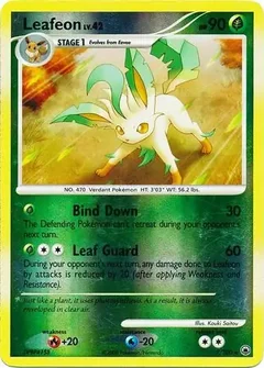 Leafeon Reverse Holo 7