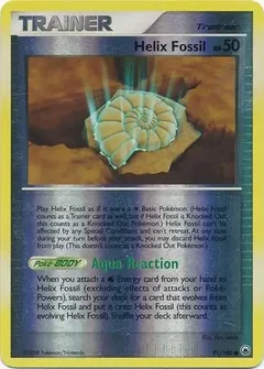 Helix Fossil Reverse Holo 91