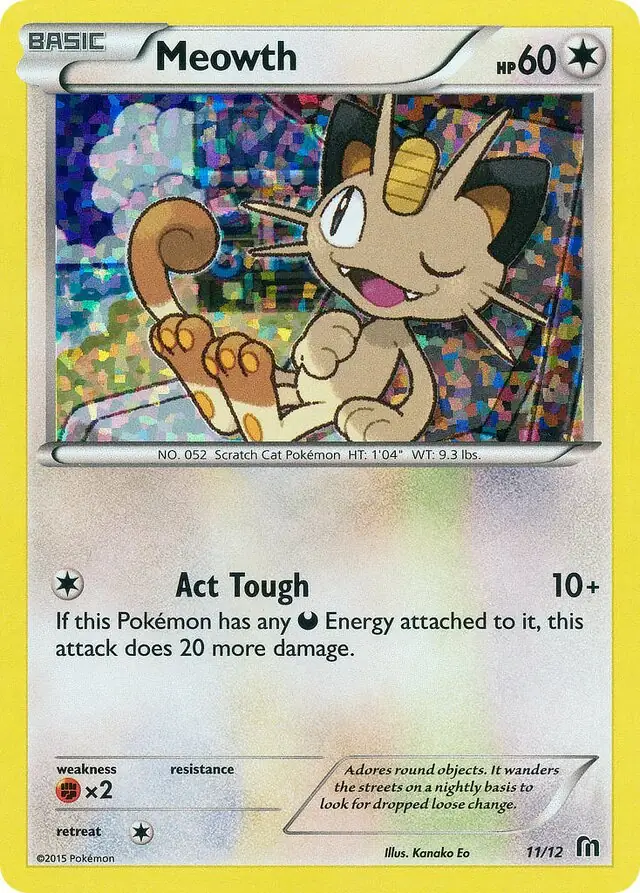 Meowth - McDonald's Promos 2016