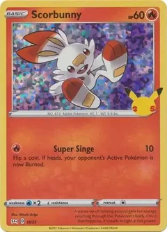 Scorbunny Holo 16