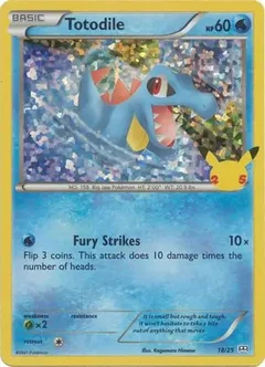 Totodile Holo 18