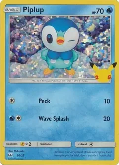 Piplup Holo 20