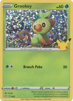 Grookey Holo 8