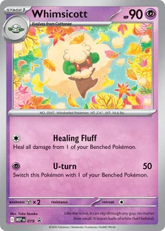 Whimsicott Cosmos Holo 019