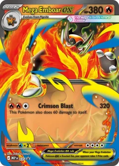 Mega Emboar ex Holofoil 035