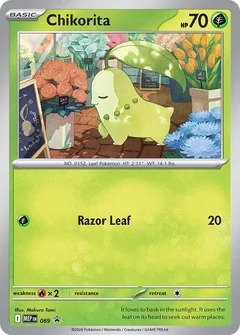 Chikorita Cosmos Holo Holofoil 69