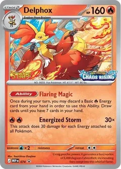 Delphox Staff Holofoil 074