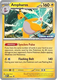 Ampharos Staff Holofoil 075
