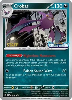 Crobat Staff Holofoil 076