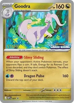 Goodra Staff Holofoil 077