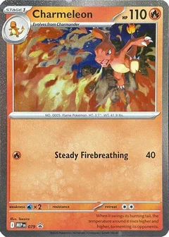 Charmeleon Holofoil 079