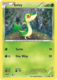 Snivy Cosmos Holo 001
