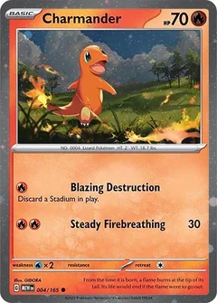 Charmander Cosmos Holo 004