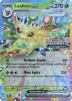 Leafeon ex Prismatic Evolutions Stamp 006