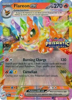 Flareon ex Prismatic Evolutions Stamp 014