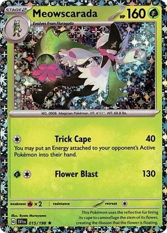 Meowscarada Sparkle Holo 015