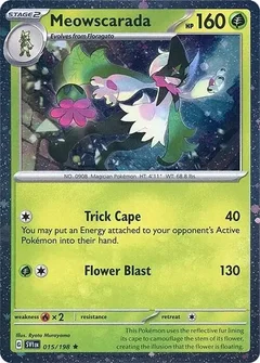 Meowscarada Cosmos Holo 015