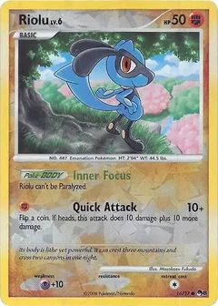 Riolu Cracked Ice Holo 016
