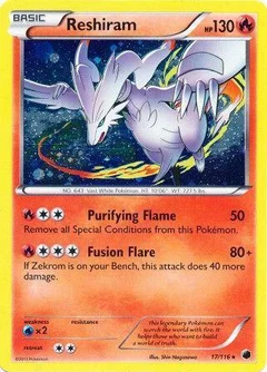 Reshiram Cosmos Holo 017