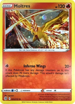 Moltres Cosmos Holo 021