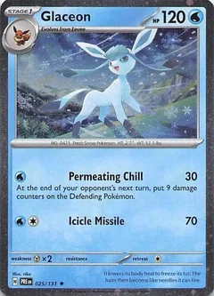 Glaceon Cosmos Holo 025
