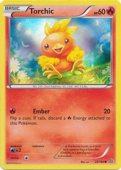Torchic Sheen Holo 025