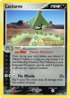 Cacturne Prerelease 027