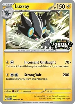 Luxray Perfect Order Stamped 028