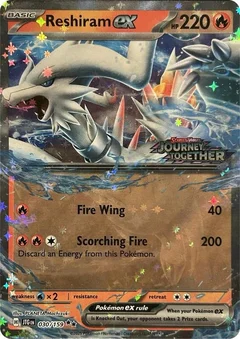 Reshiram ex Journey Together Stamped 030