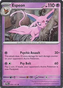 Espeon Cosmos Holo 033