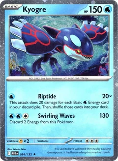 Kyogre Cosmos Holo 034