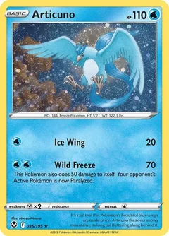 Articuno Cosmos Holo 036