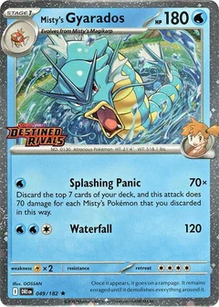 Misty's Gyarados Prerelease 049