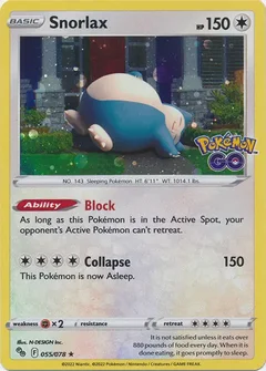 Snorlax Cosmos Holo 055