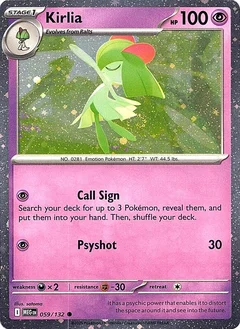 Kirlia Cosmos Holo 059