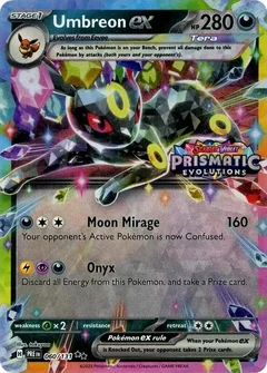 Umbreon ex Prismatic Evolutions Stamp 060
