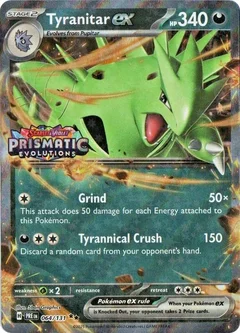 Tyranitar ex Prismatic Evolutions Stamp 064