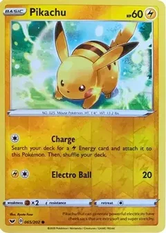 Pikachu Cosmos Reverse Holo 065