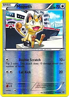 Meowth Mirror Reverse Holo 080