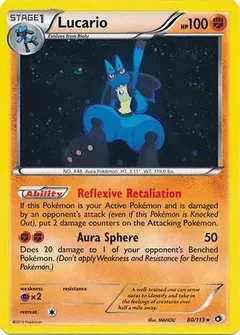 Lucario Cosmos Holo 080