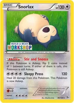 Snorlax Build Workshop Exclusive 080