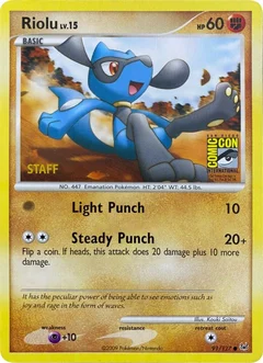 Riolu SDCC Staff 091