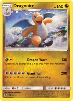 Dragonite Cosmos Holo 096