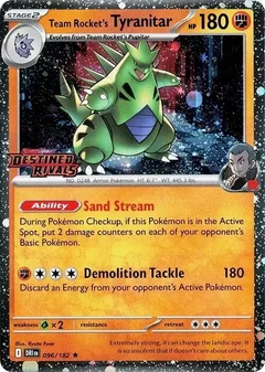 Team Rocket's Tyranitar Prerelease 096