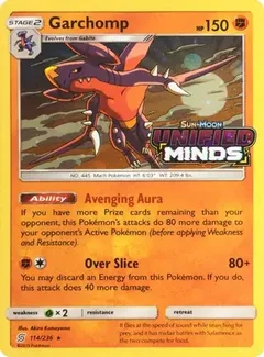 Garchomp Cosmos Holo 114